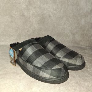 Lamo Julian Clog II Size 12 Men's Slippers Charcoal Plaid